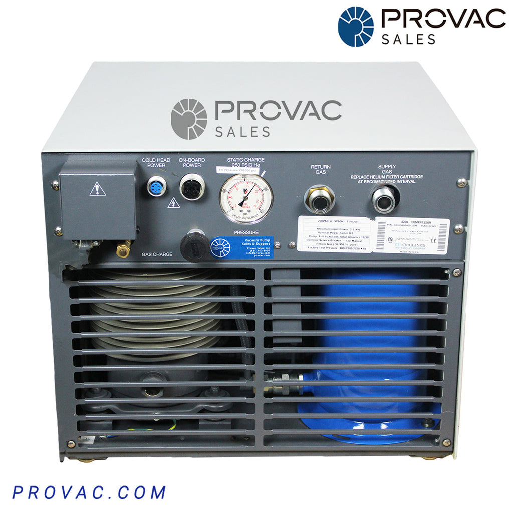 CTI 8200 Compressor, 1 Phase, Air Cooled, Rebuilt