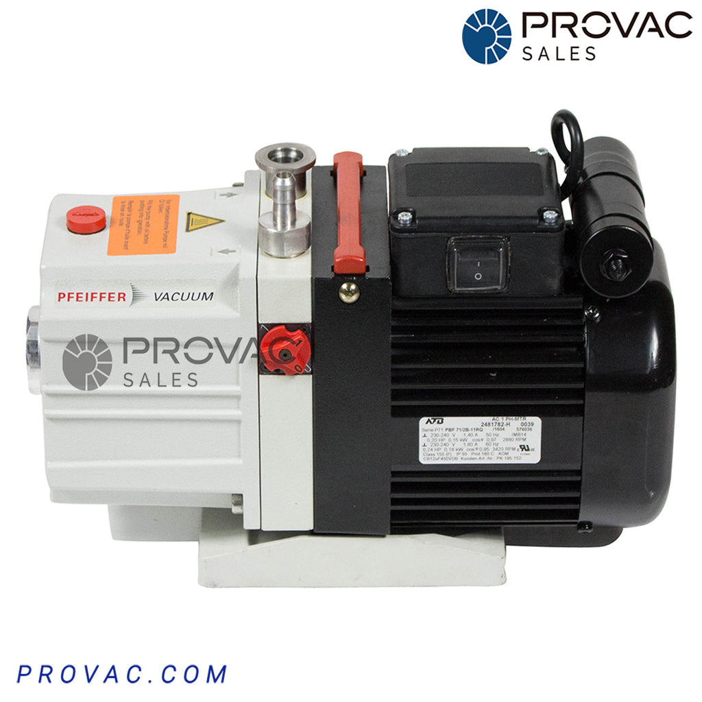 Pfeiffer DUO 2.5 Rotary Vane Pump, Rebuilt