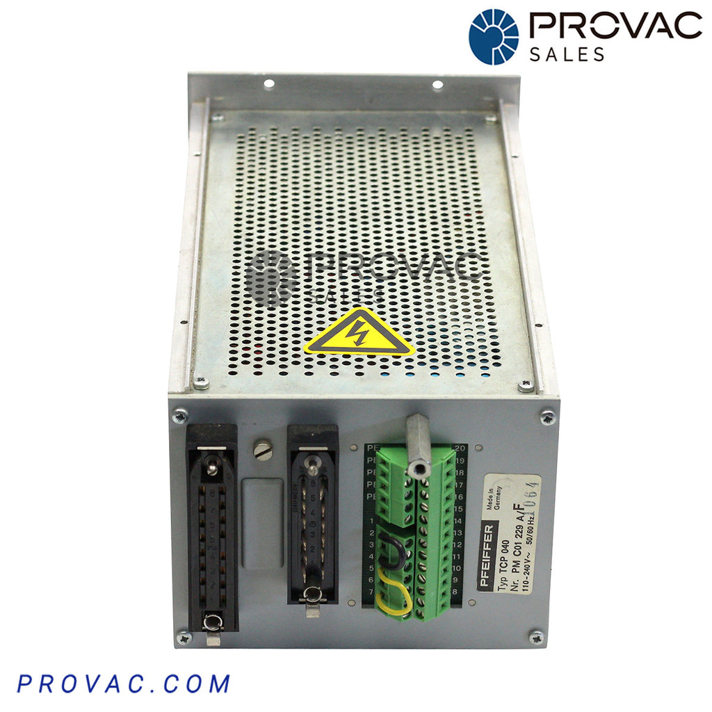 TOSHIBA PROCESS CONTROLLER TCPHM 動作保証 Pfeiffer TCP-040 Turbo Pump Controller, Rebuilt