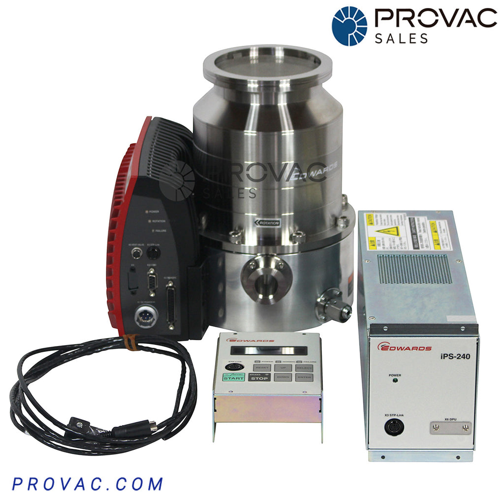 Seiko Seiki STP-iX455C Turbo Pump with Controller, Power Supply & Disp