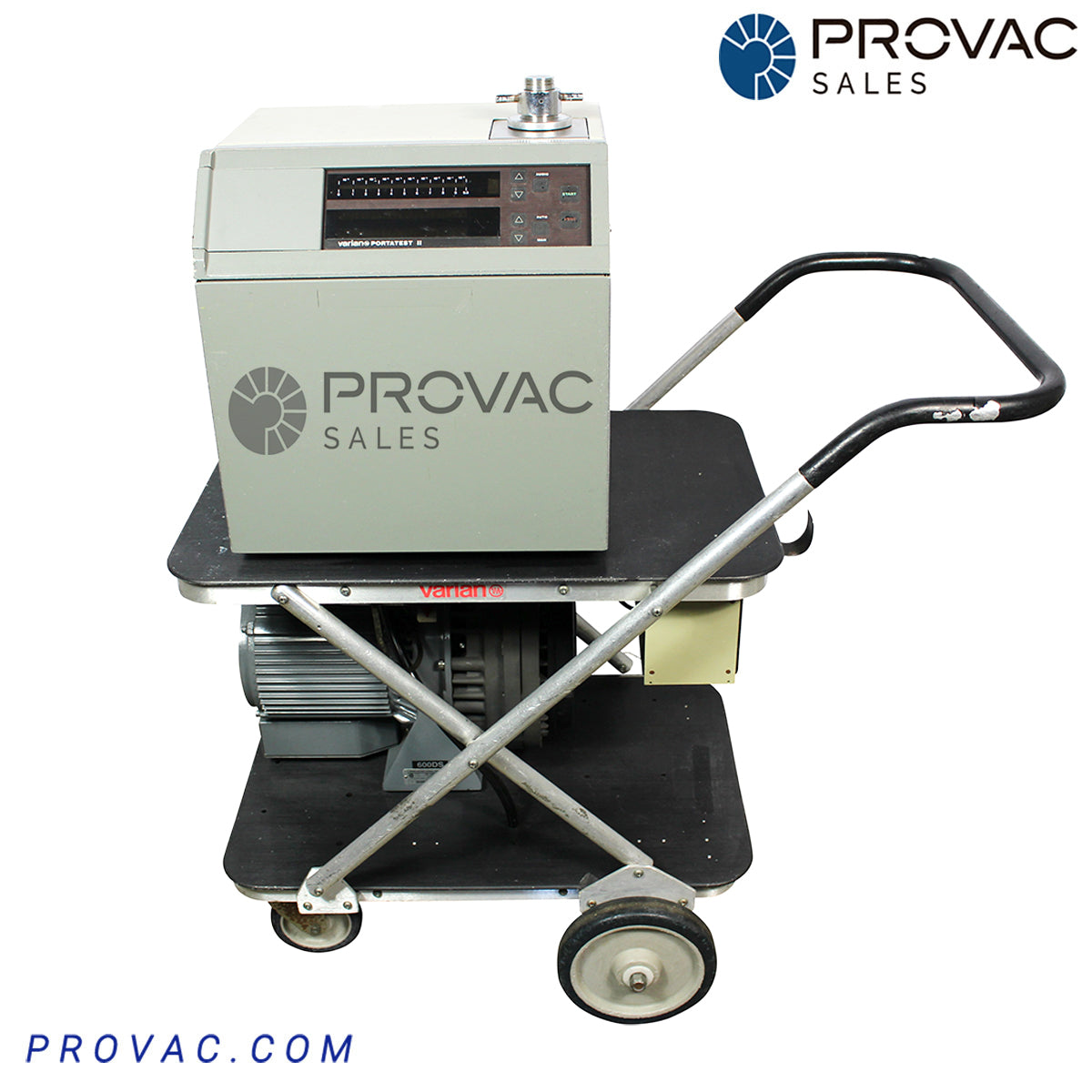 Varian 956 Helium Leak Detector with Turbo Pump & Oil Sealed Vane, Reb